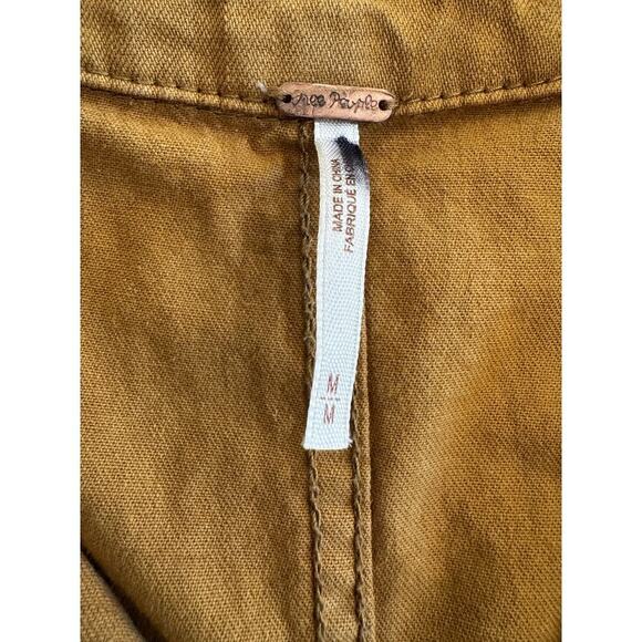 Free People Tan Parachute Brief Romper Size M - Picture 4 of 5